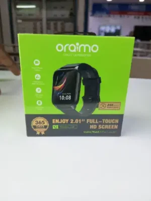 oraimo smart watch – full touch fitness tracker with heart rate monitor, notifications & long battery life