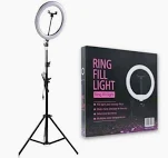 Home led 10" selfie ring light x 360 model with adjustable tripod stand and lighting modes